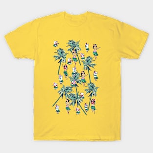 Hawaii Hula with Frenchie T-Shirt